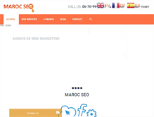 Tablet Screenshot of maroc-seo.com